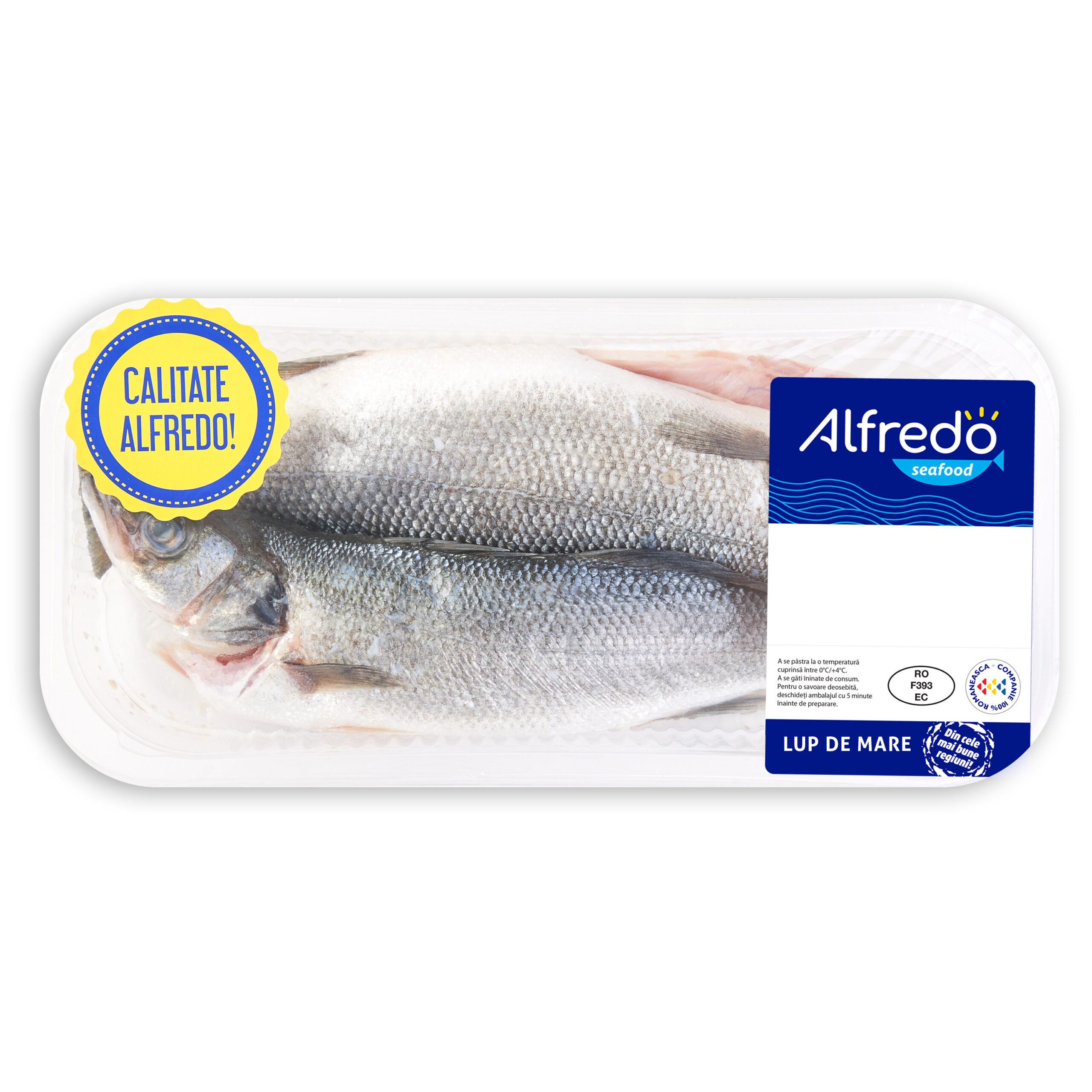 Lup de mare-eticheta noua Lup de Mare Eviscerat 800g - imagine 1