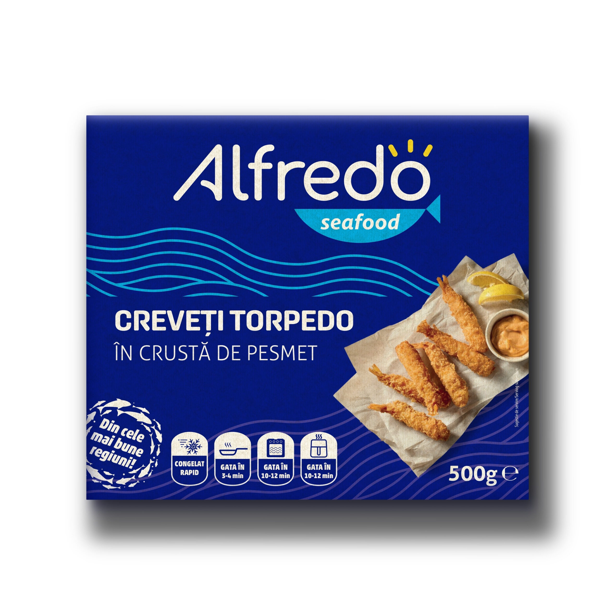 Creveti torpedo 500g Creveti Torpedo Cutie 500g - imagine 1